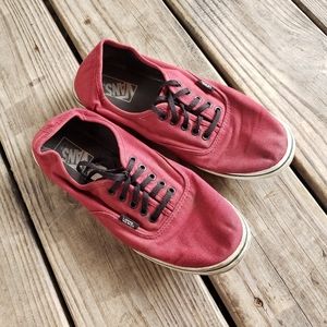 red mens vans shoes